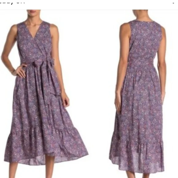 New J. Crew Liberty Of London Kayoko Dress with Bow Detail - Picture 5 of 5